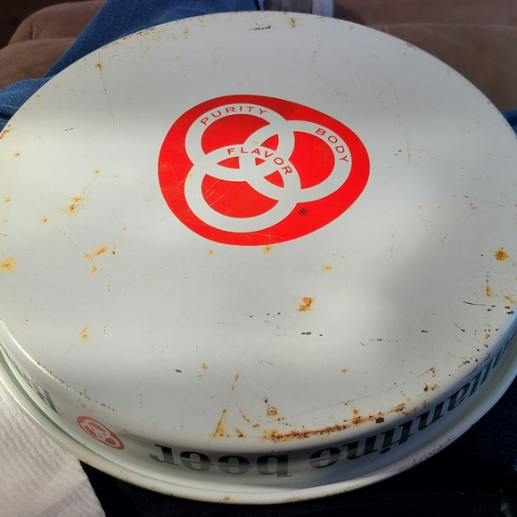 Vintage Ballantine Beer Metal Serving Tray - Picture 8 of 10